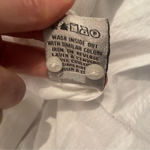 🛍️3/$30 Le Chateau men’s white button up shirt in size 16.5-17 - Picture 8 of 8